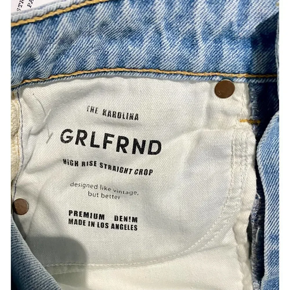 GRLFRND Karolina Straight Leg Jeans